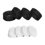 Rojeco Filtres de Fontaine à Eau pour Chat en Acier Inoxydable 3.2L / 2L 4Set