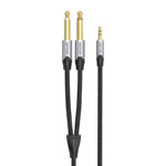 Câble audio mini jack 3.5mm vers 2x jack 6.35mm mâle Vention BARHK 8m