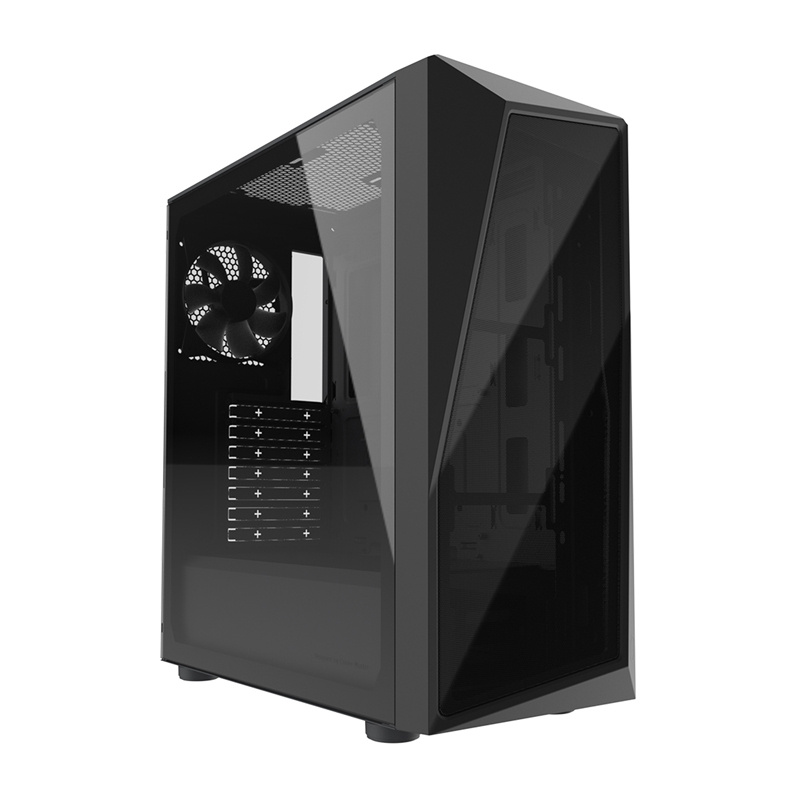 Boîtier d'ordinateur Cooler Master CMP 520L (noir) - Ypsilon Computers