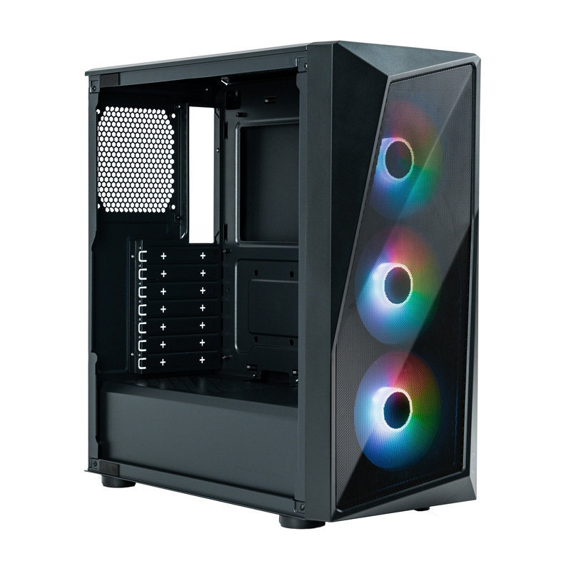 Boîtier d'ordinateur Cooler Master CMP 520 (noir) - Ypsilon Computers