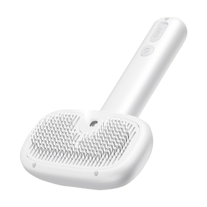 Brosse de coiffure Rojeco avec fonction vapeur (blanche) - Ypsilon Computers