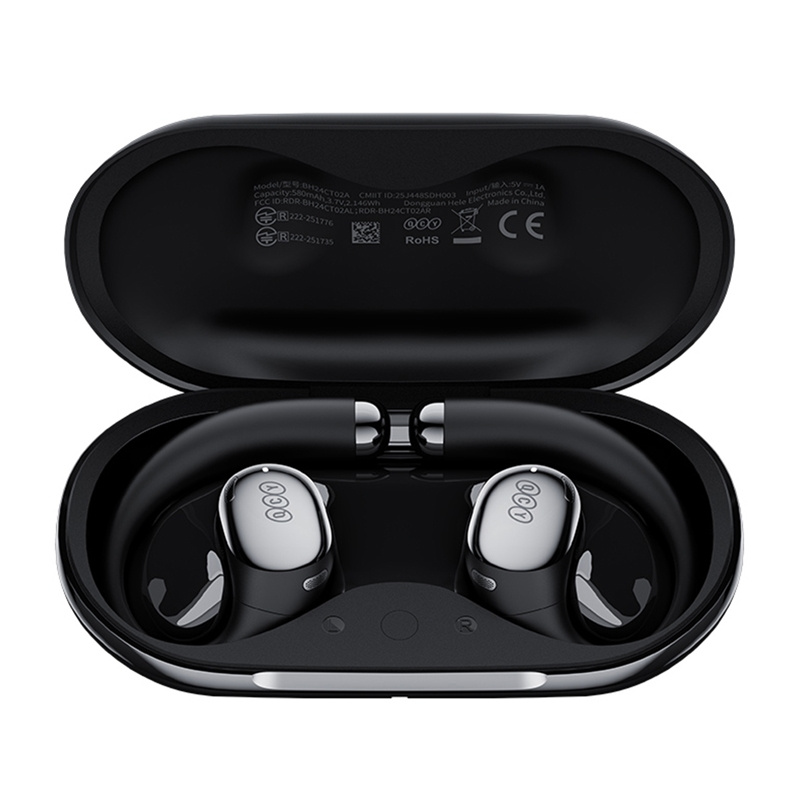 Casque sans fil TWS QCY Crossky R70 (noir) - Ypsilon Computers