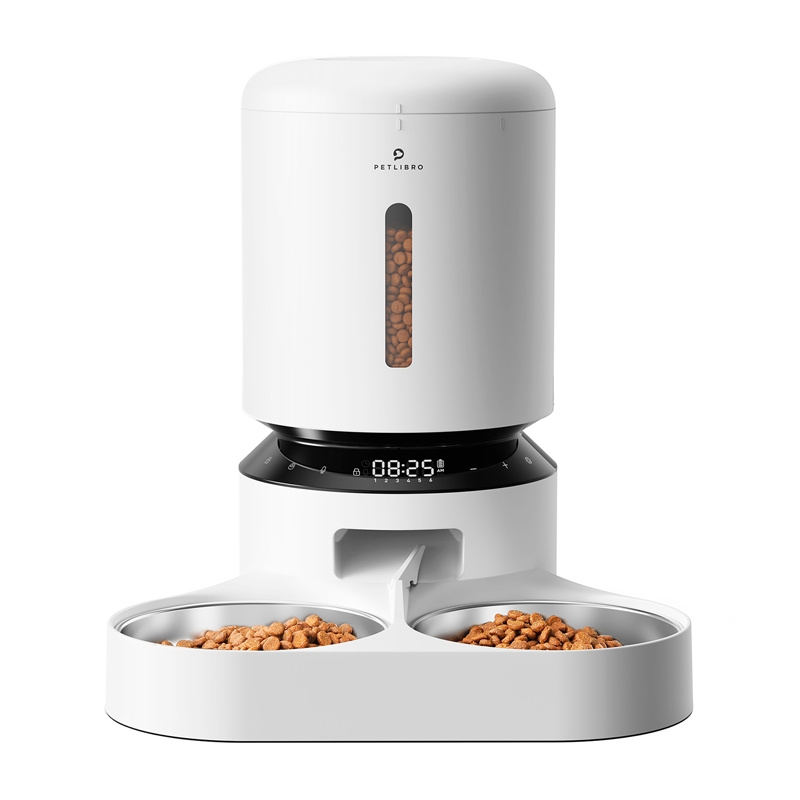 Distributeur de nourriture Petlibro Granary avec double bol 5L (blanc) - Ypsilon Computers