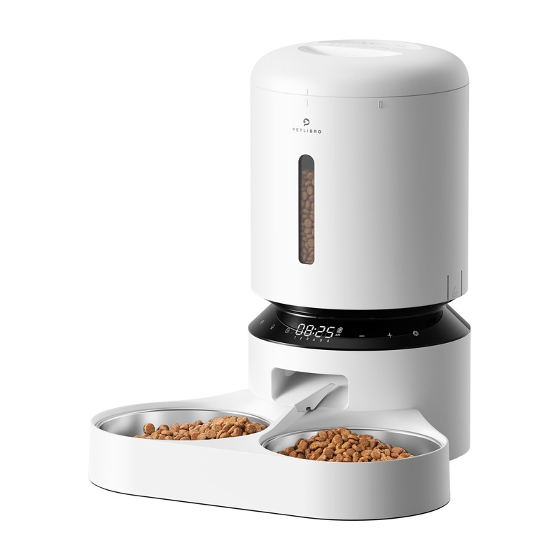 Distributeur de nourriture Petlibro Granary avec double bol 5L (blanc) - Ypsilon Computers