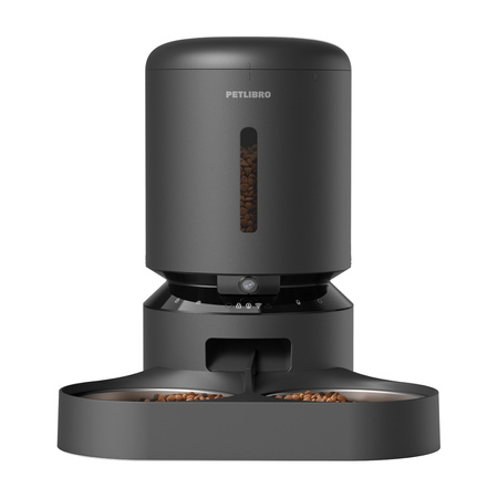 Distributeur de nourriture Petlibro Granary avec caméra et double bol, 5L (noir) - Ypsilon Computers