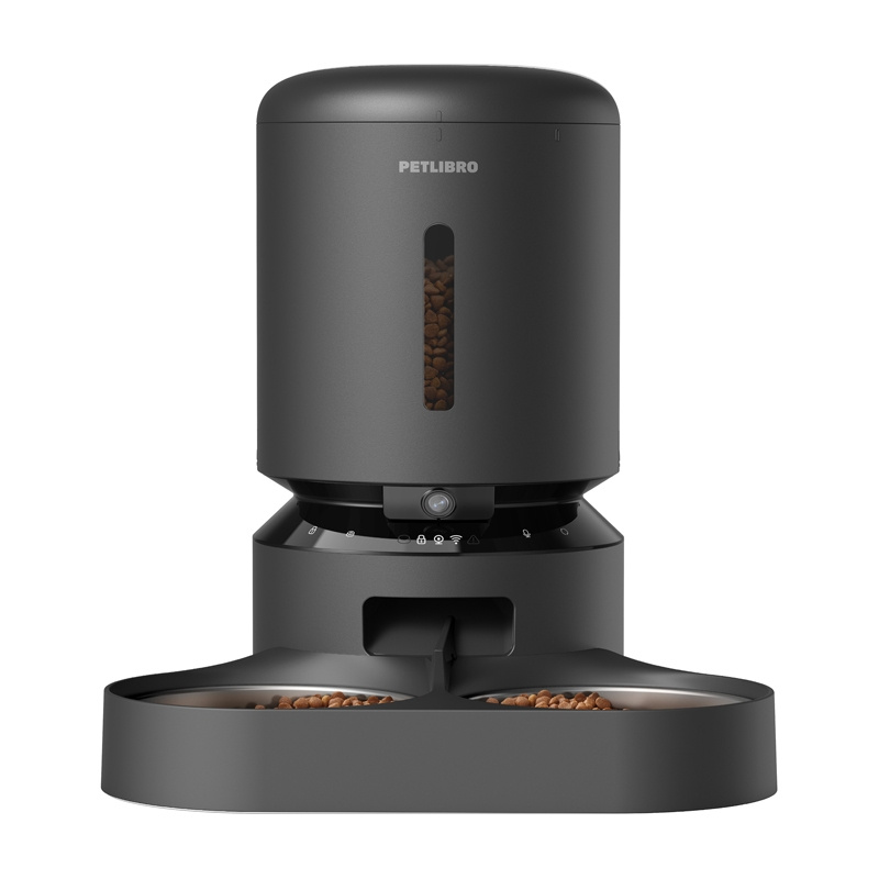 Distributeur de nourriture Petlibro Granary avec caméra et double bol, 5L (noir) - Ypsilon Computers