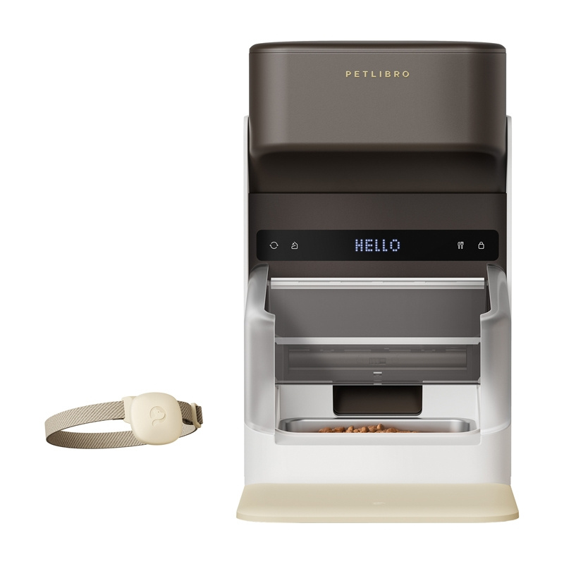 Distributeur de nourriture intelligent Petlibro RFID avec collier, 3L - Ypsilon Computers