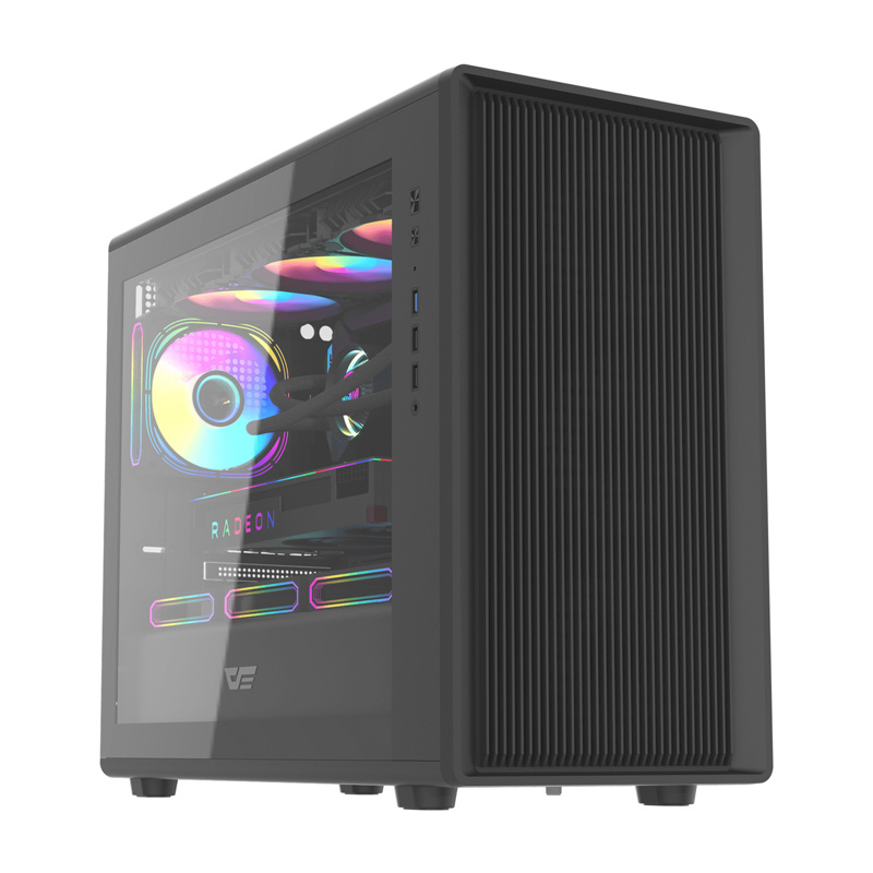 Boîtier d'ordinateur Darkflash DB460M (noir) - Ypsilon Computers