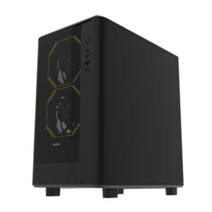 Boîtier d'ordinateur en maille Darkflash DB330M (noir)