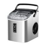 Euhomy IM08 Machine à Glace, 1,2 L, 12 kg (Argent)