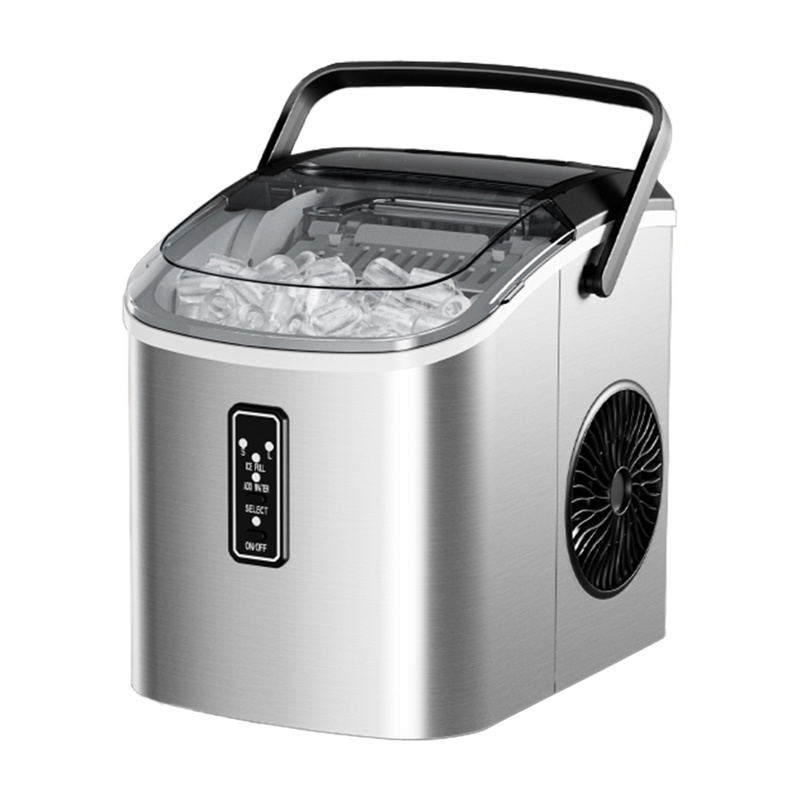 Euhomy IM08 Machine à Glace, 1,2 L, 12 kg (Argent) - Ypsilon Computers
