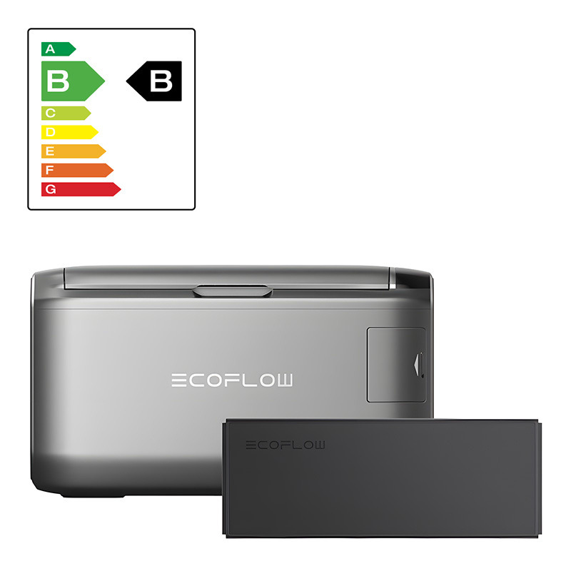 Set : Réfrigérateur Portable EcoFlow Glacier 35L + Batterie 298Wh - Ypsilon Computers