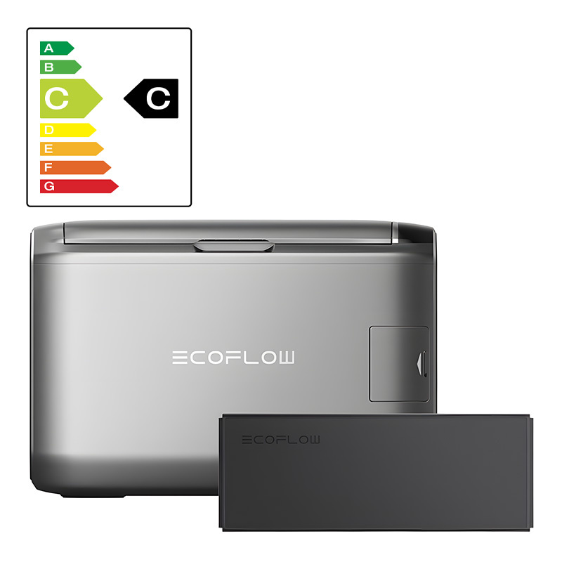 Ensemble : EcoFlow Glacier Réfrigérateur Portable 55L + Batterie 298Wh. - Ypsilon Computers