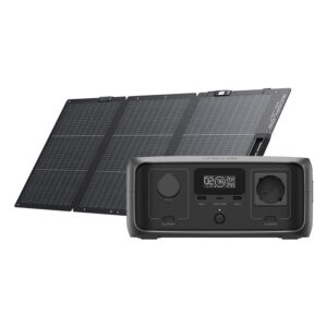 Pack: Station de Puissance EcoFlow River 3 UPS + Panneau Solaire 160W