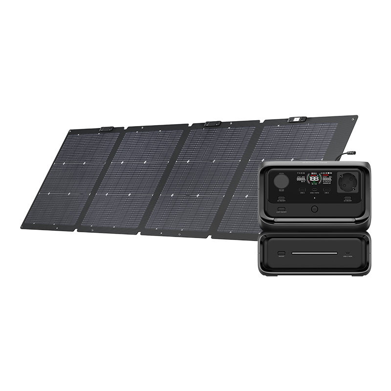 Ensemble : station d'alimentation EcoFlow River 3 Max + panneau photovoltaïque 220W. - Ypsilon Computers