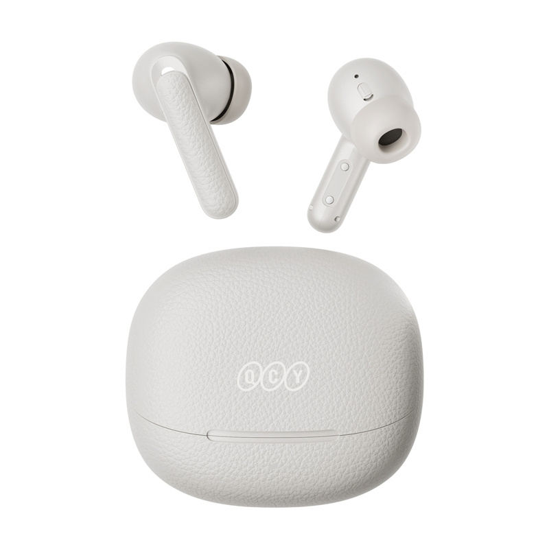 Écouteurs TWS QCY Buds HT15 ANC (blanc) - Ypsilon Computers