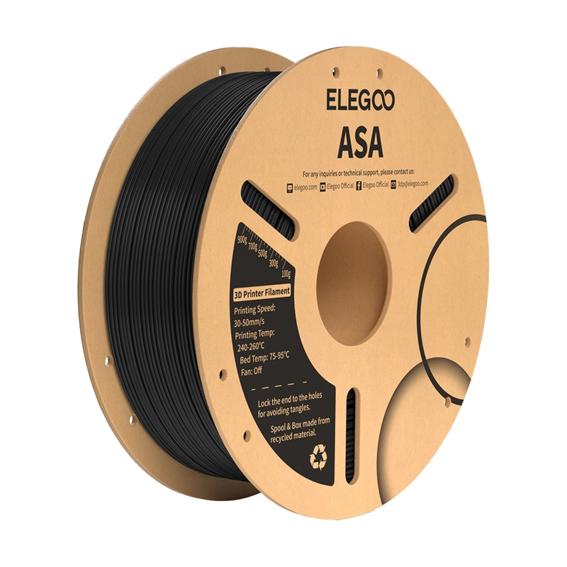 Filament ELEGOO ASA (Noir) - Ypsilon Computers