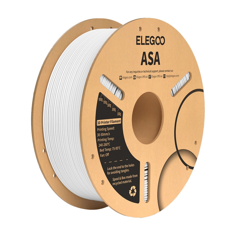 ASA ELEGOO Filament (Blanc) - Ypsilon Computers