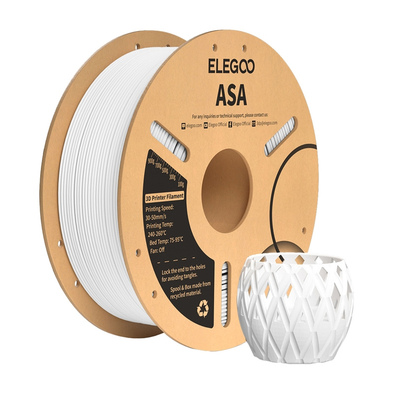 ASA ELEGOO Filament (Blanc) - Ypsilon Computers