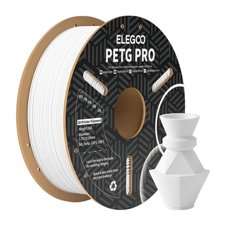 Filament ELEGOO PETG Pro (Blanc) - Ypsilon Computers