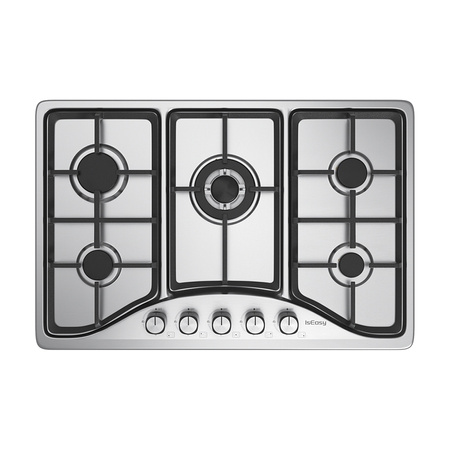IsEasy MGBS-765 plaque de cuisson à gaz en acier inoxydable - Ypsilon Computers