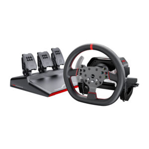 PXN-V10 Pro ensemble de jeu - volant + pédales + pinces de montage (PC / PS4 / Xbox One / Xbox Series X|S)