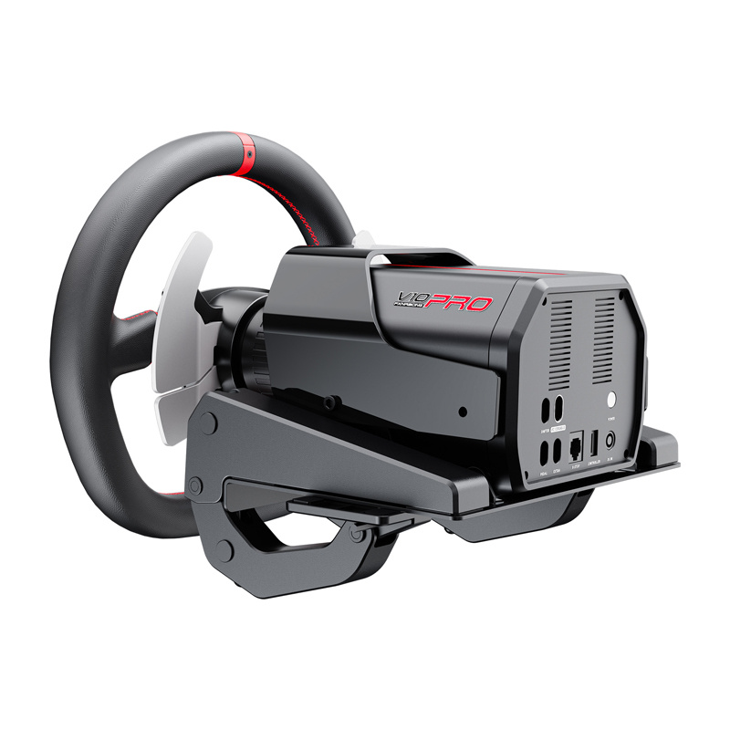 PXN-V10 Pro ensemble de jeu - volant + pédales + pinces de montage (PC / PS4 / Xbox One / Xbox Series X|S) - Ypsilon Computers