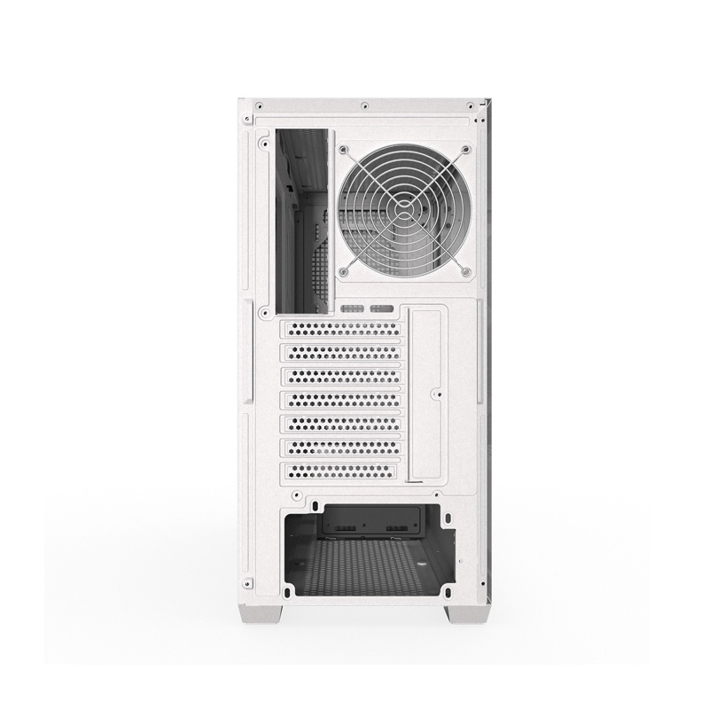 Boîtier d'ordinateur Darkflash DS900 Mesh sans ventilateurs (Blanc) - Ypsilon Computers