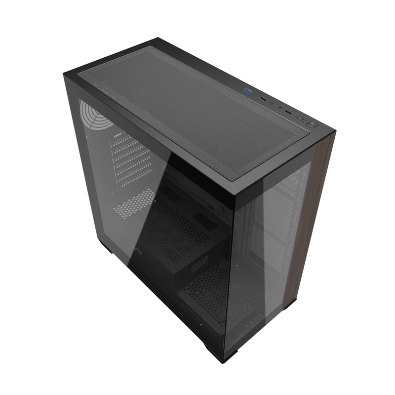 Boîtier d'ordinateur Darkflash DS900W sans ventilateurs (Noir) - Ypsilon Computers