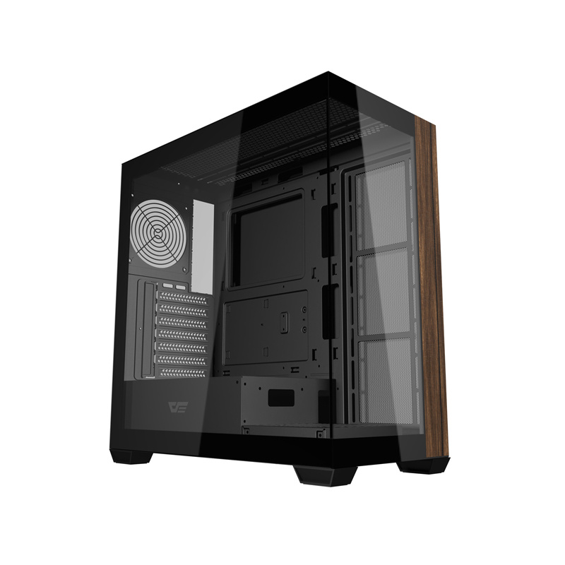 Boîtier d'ordinateur Darkflash DS900W sans ventilateurs (Noir) - Ypsilon Computers