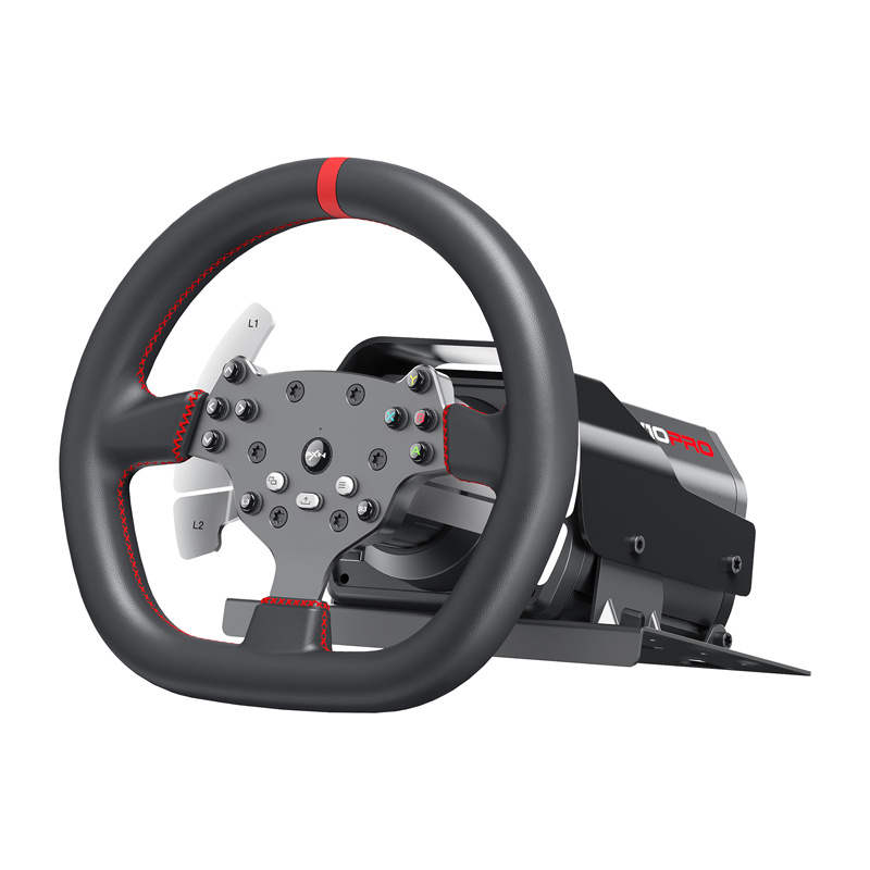 PXN-V10 Ensemble de jeu ultra - volant + pédales + pinces + accessoires de montage (PS4 / Xbox One / PC / Xbox Series X&S) - Ypsilon Computers