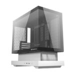 Boîtier d&rsquo;ordinateur Darkflash F1 (Blanc) + 6 ventilateurs ARGB