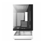 Boîtier d&rsquo;ordinateur Darkflash F1 (Blanc) + 6 ventilateurs ARGB