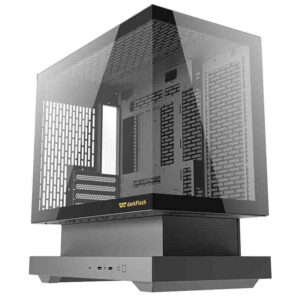 Boîtier d'ordinateur Darkflash F1 (Noir) + 6 ventilateurs ARGB