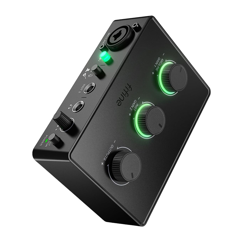 Interface audio Fifine Ampli 1 - Ypsilon Computers