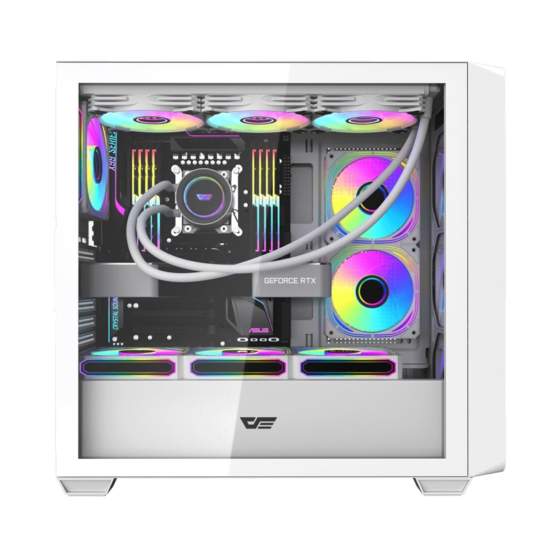 Boîtier d'ordinateur DarkFlash DS900WD (blanc) - Ypsilon Computers