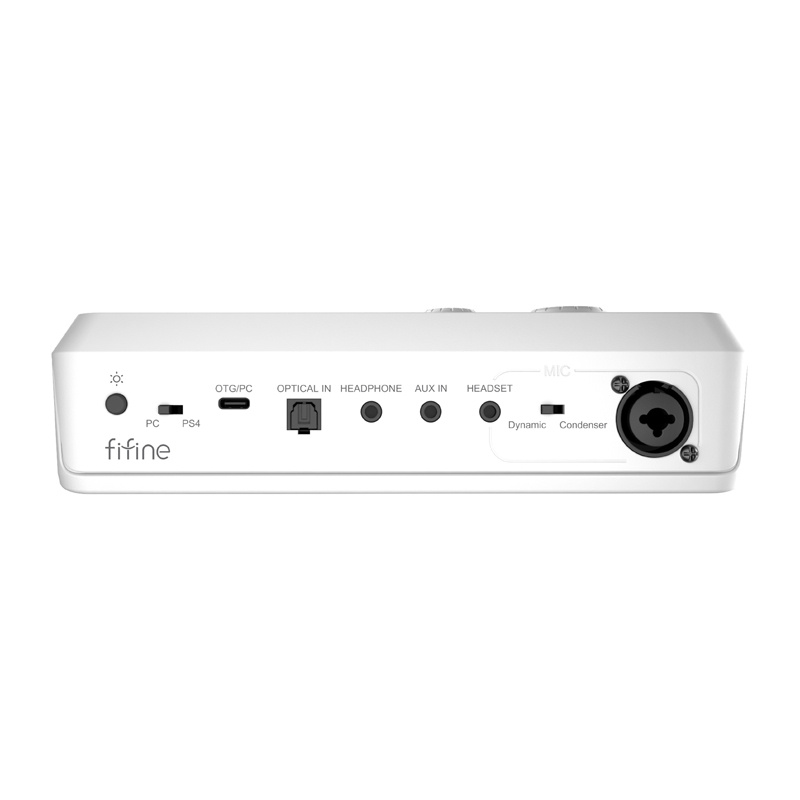 Fifine SC8W mélangeur de jeu RGB (blanc) - Ypsilon Computers