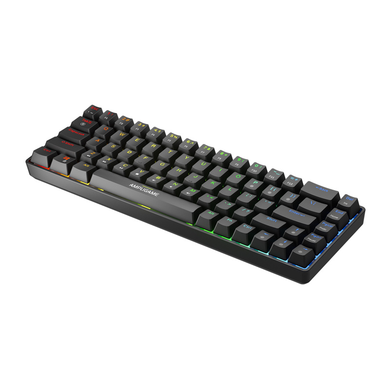 Clavier mécanique Fifine GK1, 65% RGB (noir) - Ypsilon Computers