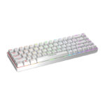 Clavier mécanique Fifine GK1W, 65% RGB (blanc)