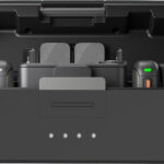 PULUZ Étui de Chargement en Silicone Housse de Protection pour DJI Mic 3 (Noir)