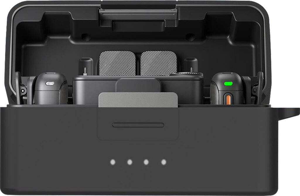 PULUZ Étui de Chargement en Silicone Housse de Protection pour DJI Mic 3 (Noir)
