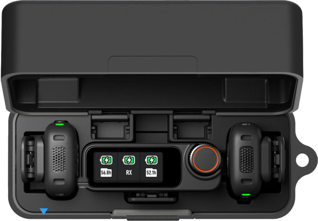 PULUZ Étui de Chargement en Silicone Housse de Protection pour DJI Mic 3 (Noir)