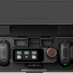 PULUZ Étui de Chargement en Silicone Housse de Protection pour DJI Mic 3 (Noir)