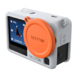 Telesin Étui de Protection en Silicone pour DJI Osmo Action 6 (Gris)