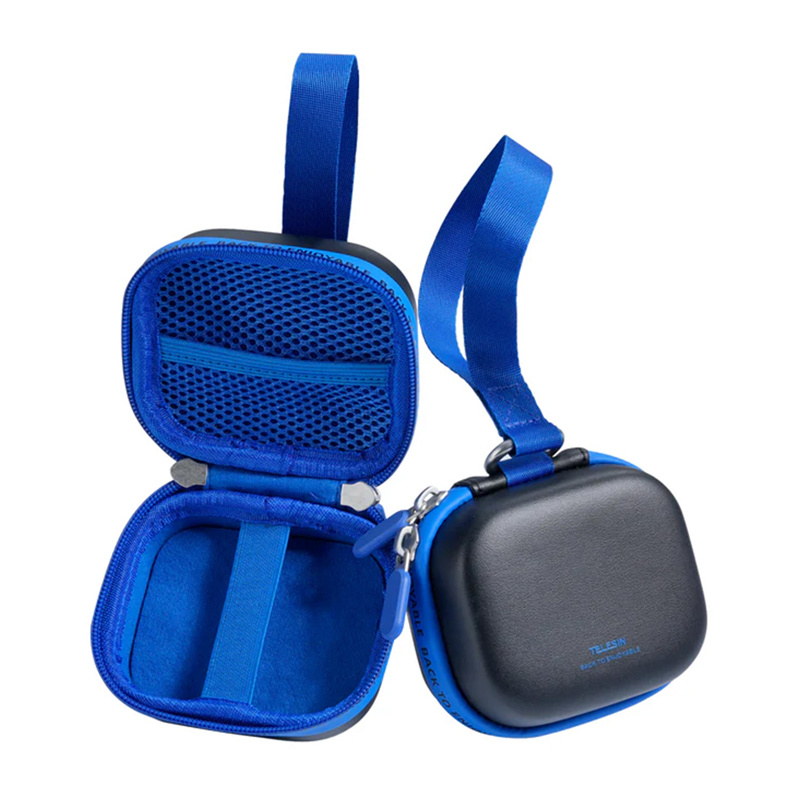 Telesin DisAdv EVA Sac de Transport Universel Mini pour Caméras Sportives (Noir/Bleu) - Ypsilon Computers