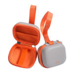 Telesin DisAdv EVA Sac de Transport Universel Mini pour Caméras Sportives (Gris-Orange)