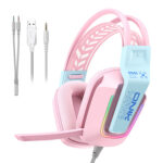 Casque de jeu ONIKUMA X13 (rose)