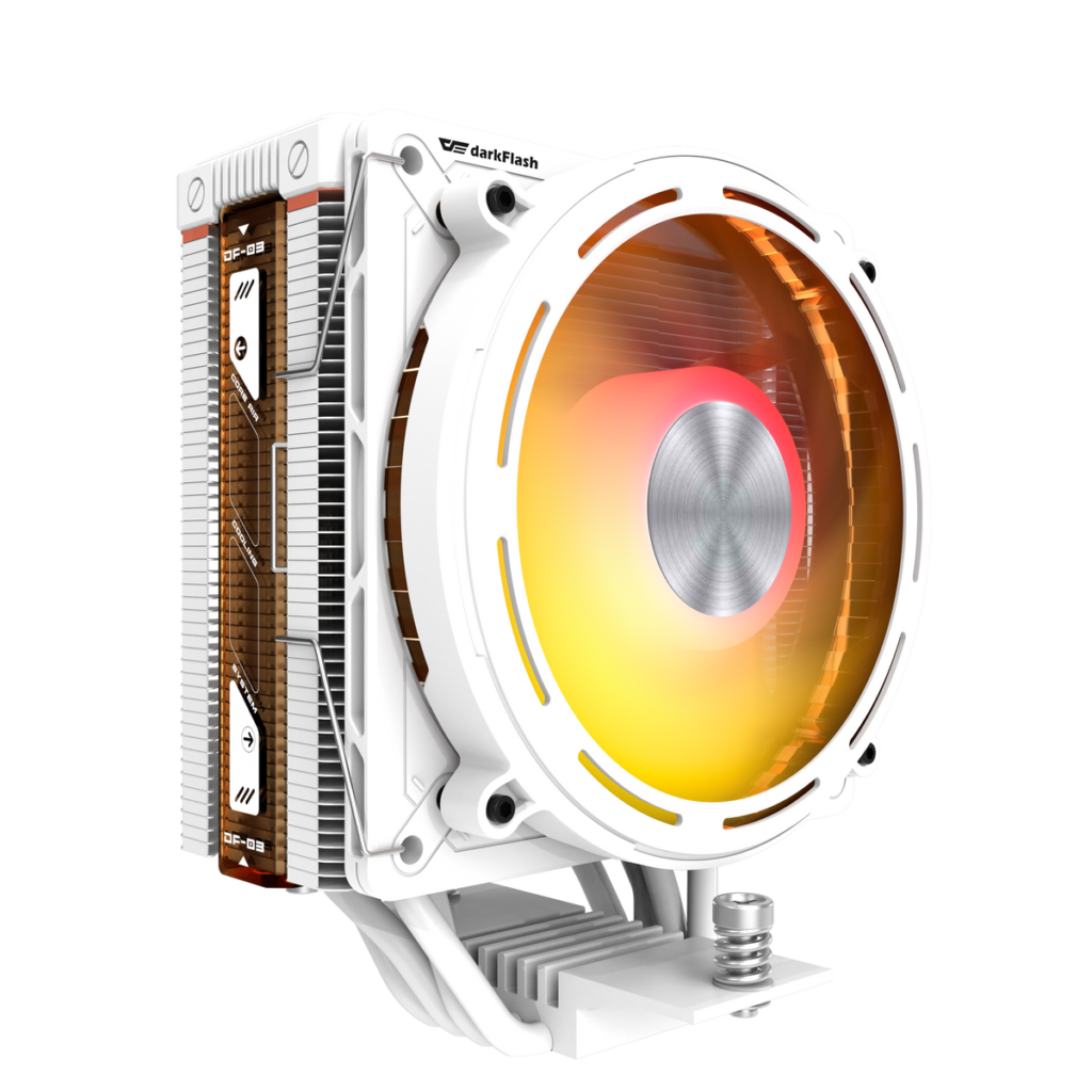 Refroidissement actif pour le processeur Darkflash E400 (blanc)