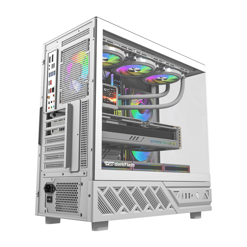 Boîtier d'ordinateur DarkFlash DS950 (blanc) - Ypsilon Computers