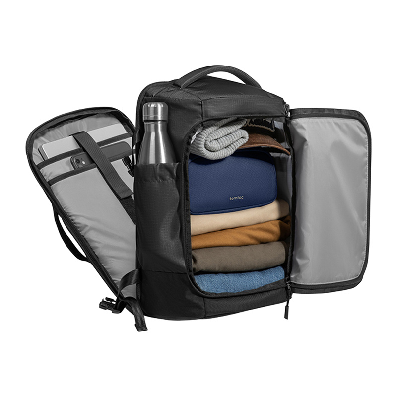 TOMTOC Navigator-T66 Sac à dos de voyage Liteway 28L/15.6" (Noir) - Ypsilon Computers